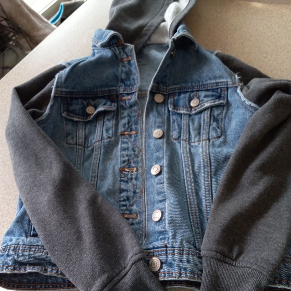 Denim Fleece Jacet